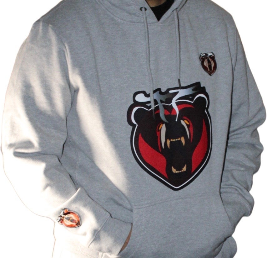 Red Grizzong Logo Hoodie