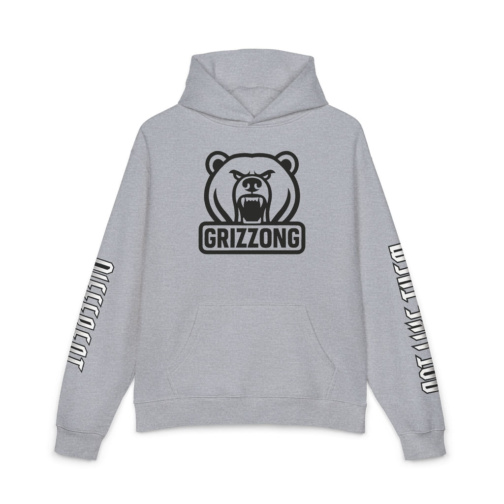 Grizzong Hoodie — 'Not Like Them' Grey Graphic Pullover