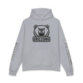 Grizzong Hoodie — 'Not Like Them' Grey Graphic Pullover
