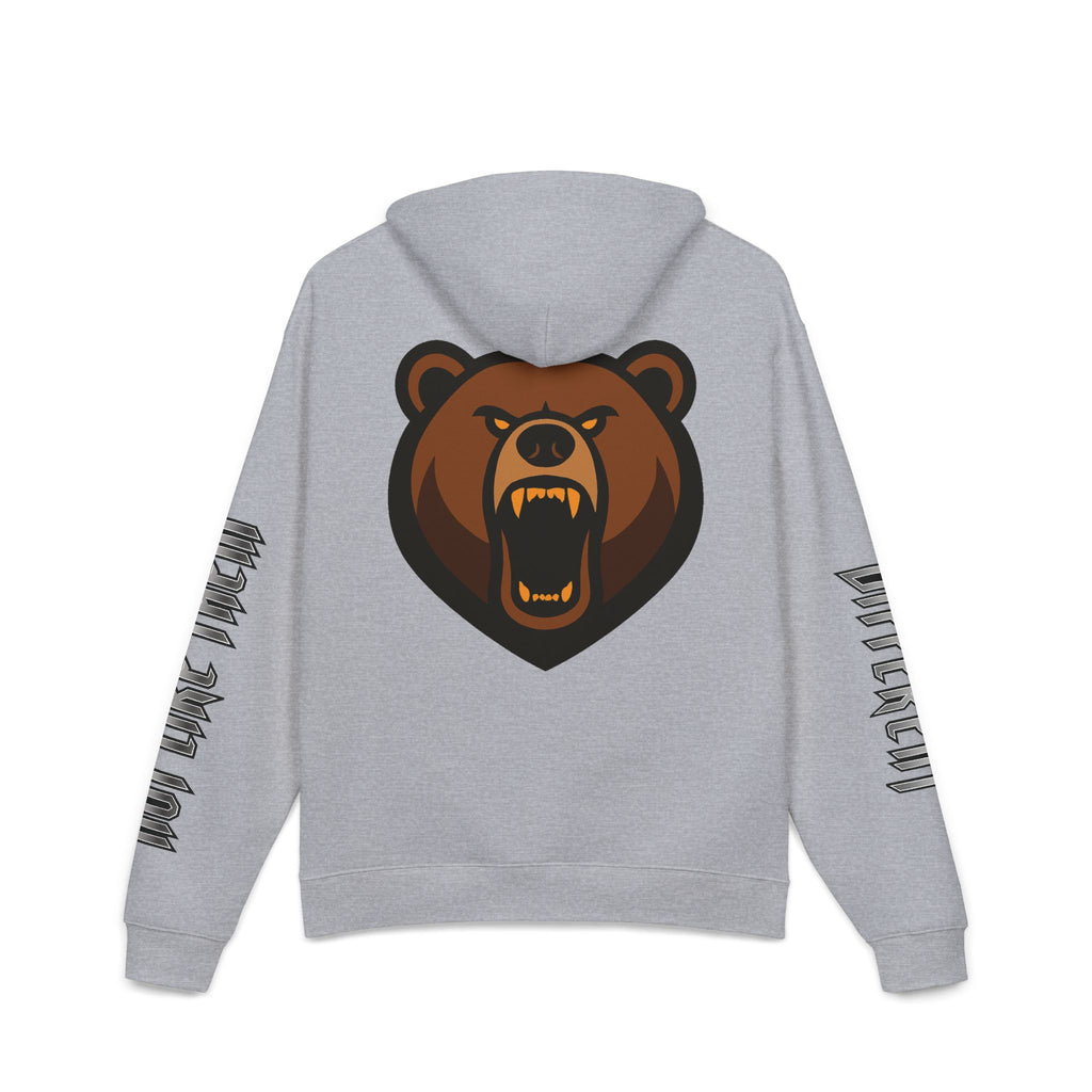 Grizzong Hoodie — 'Not Like Them' Grey Graphic Pullover