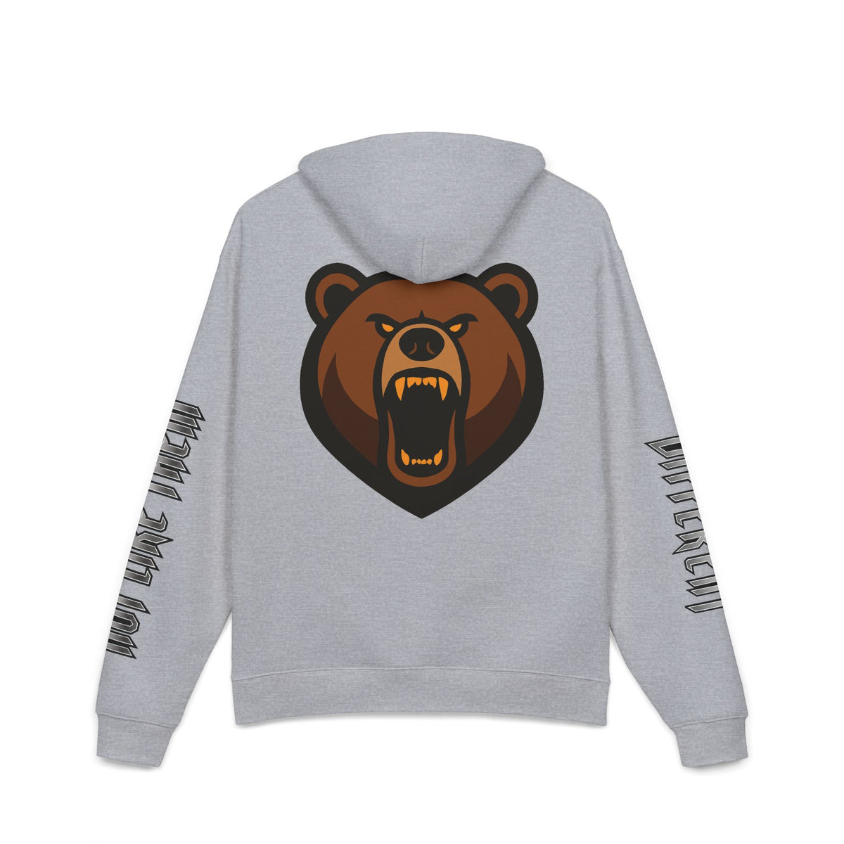 Grizzong Hoodie — 'Not Like Them' Grey Graphic Pullover