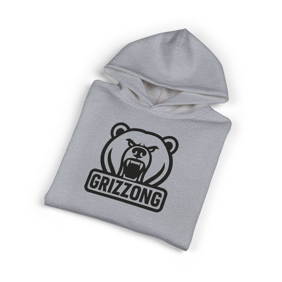 Grizzong Hoodie — 'Not Like Them' Grey Graphic Pullover
